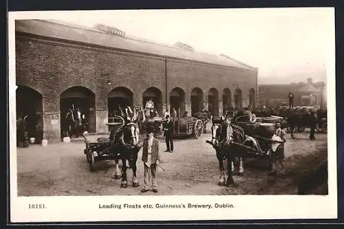 AK Dublin, Guinness`s Brewery, Loading Floats