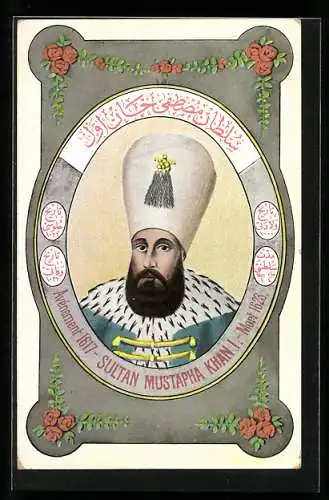 Künstler-AK Sultan Moustapha Khan I.