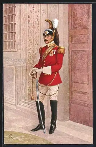 AK Vatikanstadt, Guardia Nobile in grande uniforme