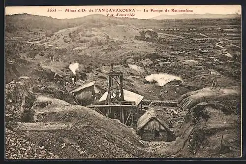 AK Andavakoera, Mines d`Or, La Pompe de Ranomalana, Vue d`ensemble