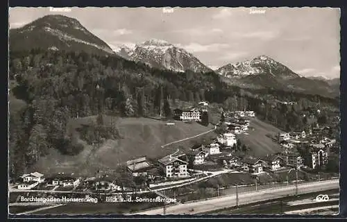 AK Berchtesgaden, Hansererweg, Blick von der Sonnenterrasse