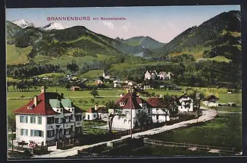 AK Brannenburg, Panorama mit Ramboldplatte