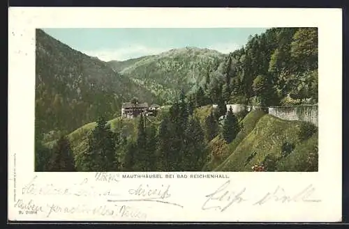 AK Mauthäusl /Bad Reichenhall, Ortsansicht mit Umgebung