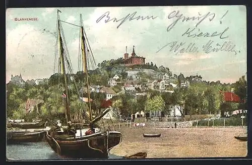 AK Hamburg-Blankenese, Ortsansicht
