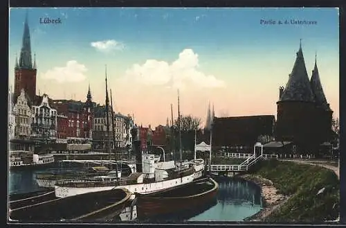 AK Lübeck, Partie an der Untertrave