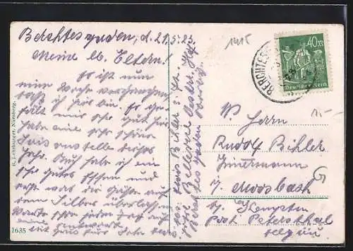 AK Berchtesgaden, Ortsansicht mit Bergpanorama