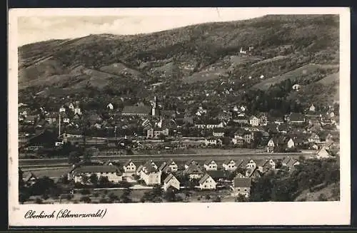 AK Oberkirch /Schwarzwald, Ortsansicht aus der Vogelschau