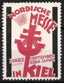 Reklamemarke Kiel, Nordische Messe, Messelogo