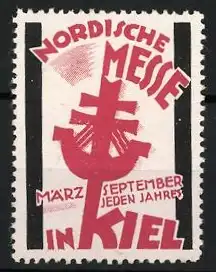 Reklamemarke Kiel, Nordische Messe, Messelogo