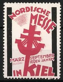 Reklamemarke Kiel, Nordische Messe, Messelogo