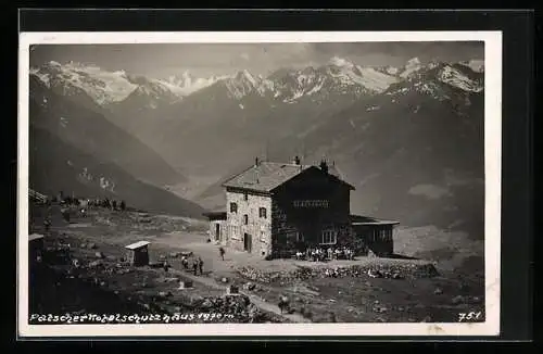 AK Patscherkofelschutzhaus, Panoramaansicht in den Bergen