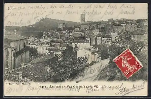 AK Les Arcs, Vue Gènèrale de la Vieille Ville