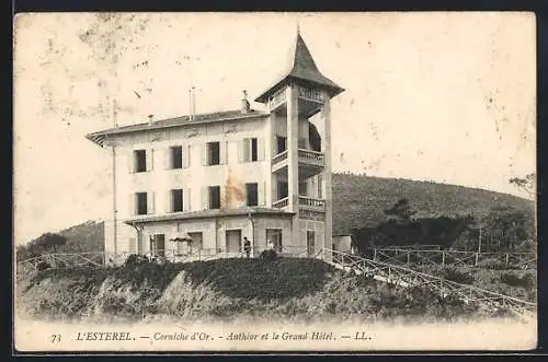 AK L`Esterel, Corniche d`Or-Anthèor et le Grand Hotel