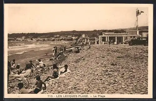 AK Les Lecques, La Plage