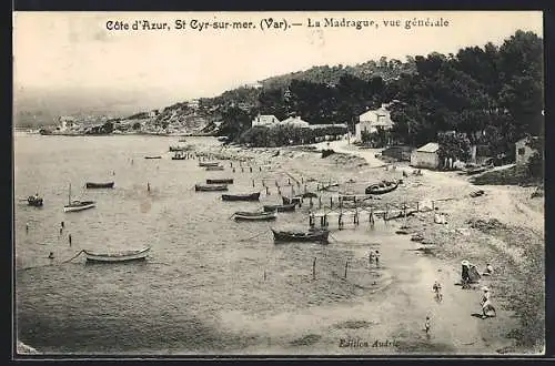 AK Saint-Cyr-sur-Mer, La Madrague, vue gènèrale