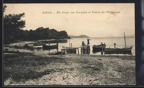 AK Giens, Plage des Barques et Pointe de l`Ermitage