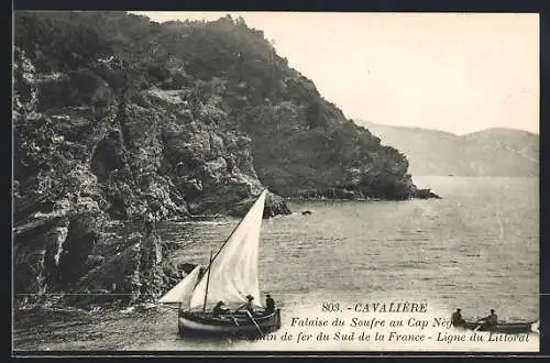 AK Cavalière, Falaise du Soufre au Cap Nègre