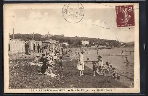 AK Sanary-sur-Mer, Sur la Plage