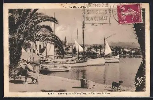 AK Sanary-sur-Mer, Un Coin du Port