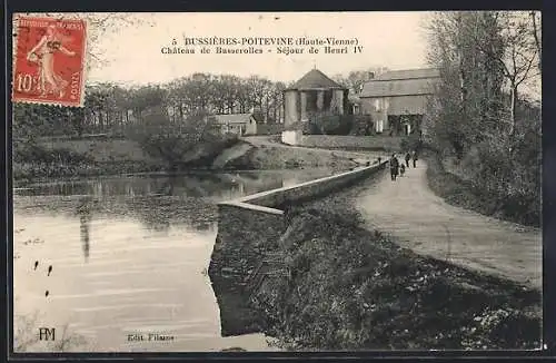 AK Bussières-Poitevine, Chateau de Busserolles-Sèjour de Henri IV.