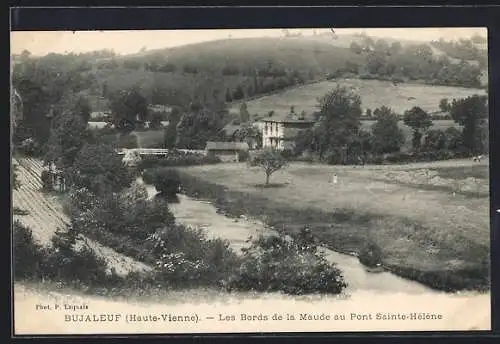 AK Bujaleuf, Les Bords de la Maude au Pont Sainte-Hèlène