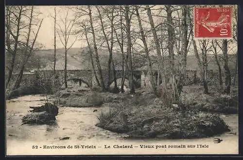 AK Le Chalard, Vieux pont romain sur l`Isle