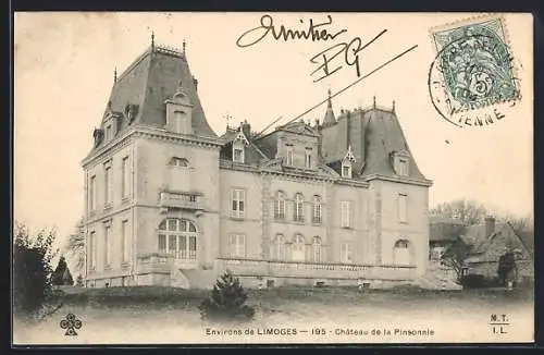 AK Limoges, Environs, Château de la Pinsonnie