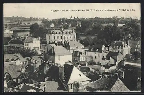 AK Saint-Yrieix, Vue panoramique vers l`Hotel de Ville