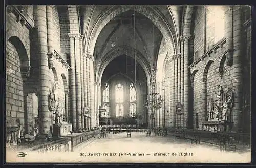 AK Saint-Yrieix, Intèrieur de l`Eglise