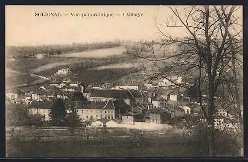 AK Solignac, Vue panoramique-l`Abbaye
