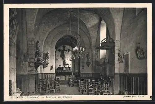 AK Le Vigen, Intèrieur de l`Èglise