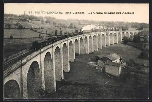 AK Saint-Lèonard, Le Grand Viaduc (22 Arches)