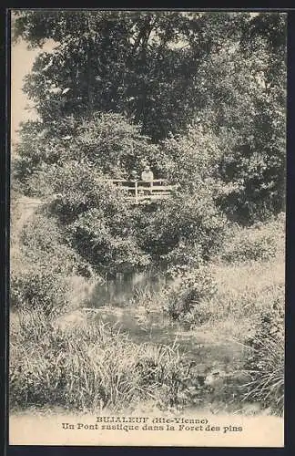 AK Bujaleuf, Un Pont rustique dana la Foret des pins