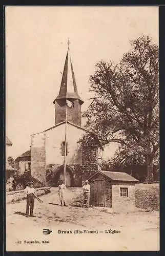 AK Droux /Hte-Vienne, L`Église