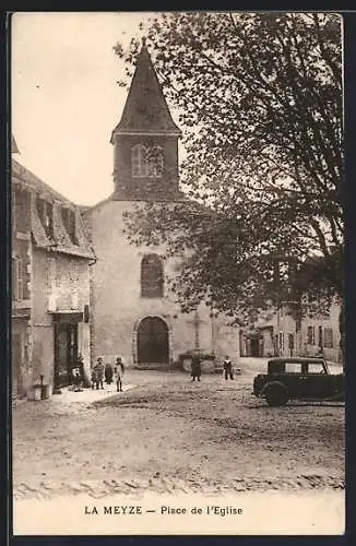 AK La Meyze, Place de l`Eglise