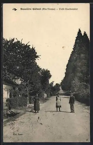 AK Bussière-Galant /Hte-Vienne, Fetit Charbonnier