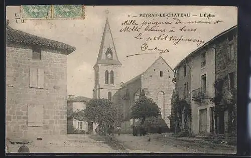 AK Peyrat-le-Chateau, L`Église