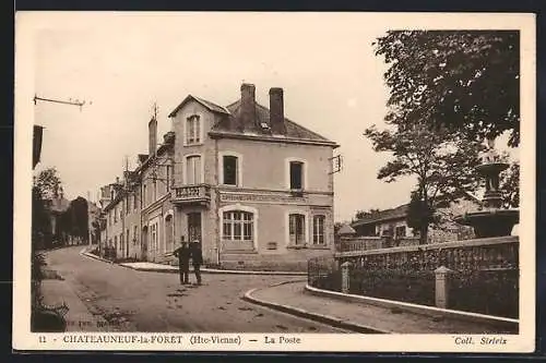 AK Chateauneuf-la-Forêt, La Poste