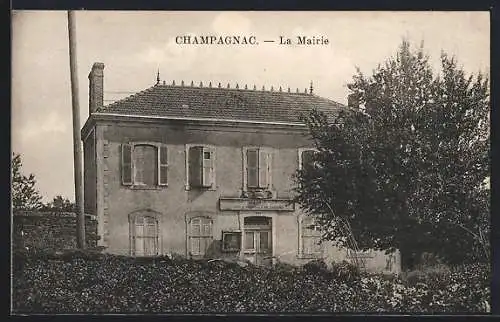 AK Champagnac, La Mairie