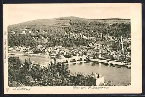 AK Heidelberg, Blick vom Philosophenweg