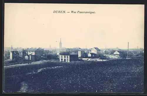 AK Düren, Panorama aus der Vogelschau