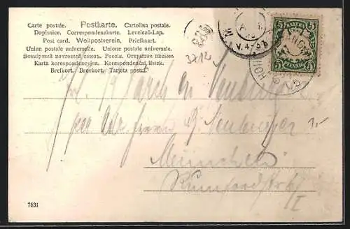 AK Hohenschwangau, Blick von der Jugend