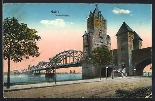 AK Mainz, Kaiserbrücke