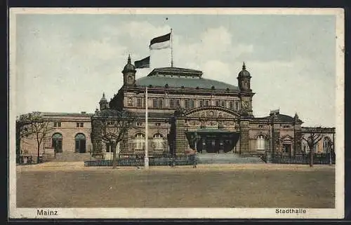 AK Mainz, Blick zur Stadthalle