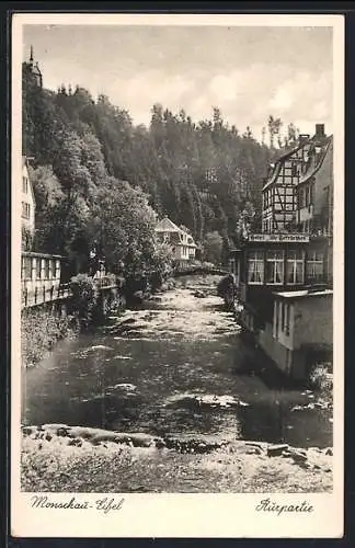 AK Monschau /Eifel, Rurpartie