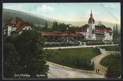 AK Bad Flinsberg, Blick auf das Kurhaus