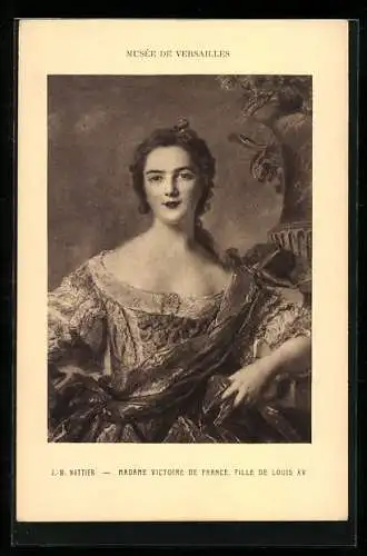 Künstler-AK Versailles, Musée de Versailles, Madame Victoire de France, Fille de Louis XV