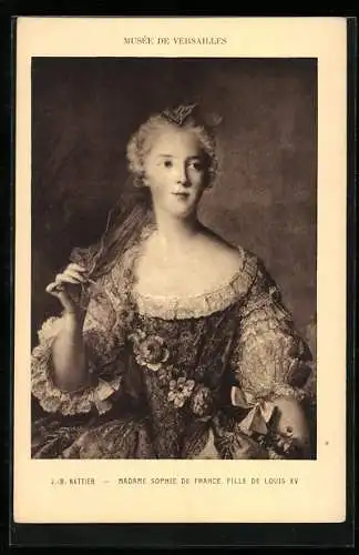 Künstler-AK Versailles, Musée de Versailles, Madame Sophie de France, Fille de Louis XV.