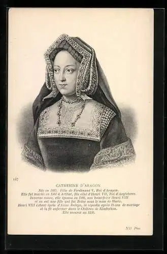 AK Catherine d`Aragon, 1483-1536