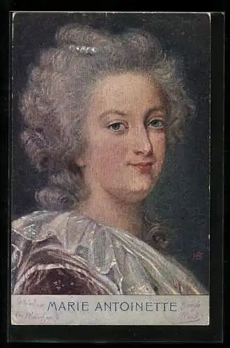 Künstler-AK Marie-Antoinette von Frankreich